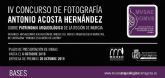 Convocada la IV edición del Concurso de Fotografía ´Antonio Acosta Hernández´