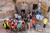 Jvenes de toda España participan como voluntarios en el campo de trabajo del Anfiteatro Romano
