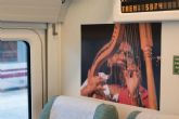 El interior de los trenes Alvia Cartagena-Madrid acoge 'La Mar de Msicas, un festival de ida y vuelta'