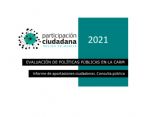 Transparencia presenta los resultados de la consulta pública para elaborar la guía de evaluación de programas y servicios de la Comunidad