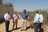 El cien por cien del agua tratada en la depuradora de Los Alczares es reutilizada    por los regantes