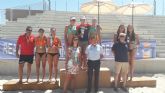 El Alcalde de Lorca hace entrega de los trofeos a las finalistas del Campeonato de España sub 19 por clubes femenino celebrado en el CIVP