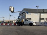 Iberdrola comienza la retirada de 8 grandes torres el�ctricas de Los Rectores y la Costera Norte en Murcia