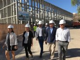 Las obras de los institutos Ibñez Martn y Ros Giner de Lorca avanzan segn lo previsto