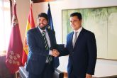 El alcalde de San Javier y el presidente del Gobierno regional abordan la construccin de instalaciones deportivas en el Campus de la UMU en el municipio