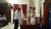 El nuevo tesorero municipal del Ayuntamiento de Lorca, el lorquino Antonio Segura, toma posesin de su cargo