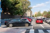 Cartagena ensaya un nuevo modelo de aparcamiento en espiga invertida avalado por expertos en Seguridad Vial