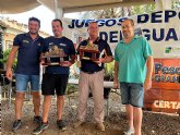 44 parejas compiten en el XXIII Certamen de Pesca Deportiva Ciudad de Lorca en Puntas de Calnegre