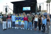 El pregn de champions del Jimbee da inicio a las fiestas de La Manga del Mar Menor