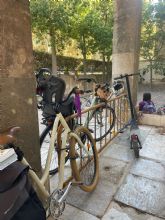 Colectivos de movilidad sostenible celebran la Semana Europea con la actividad 'Al cole sin humos' junto al IES Jimnez de la Espada