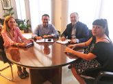 El nuevo presidente de ASECOM se reúne con el alcalde de Lorquí
