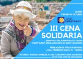 La Fundaci�n Jes�s Abandonado celebra mañana la III Cena Solidaria