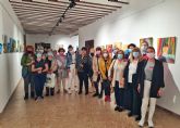 Cerca de 50 alumnas de los talleres impartidos por la artista caravaquena Keke Calvache exponen sus obras en el antiguo convento de San José