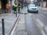 Los servicios municipales contin�an trabajando tras las lluvias de este s�bado asociadas a la DANA Adam, que ha resultado sin da&ntilde;os personales ni consecuencias de especial gravedad