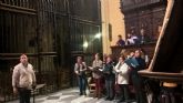 Coral Discantus busca la mejor sonoridad en la Catedral para la Misa de la Coronacin