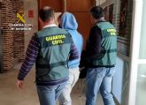 La Guardia Civil localiza y detiene en Cehegín a un huido de la justicia