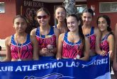 La escuela del Atletismo Las Torres brilla en los campeonatos regionales con un oro y una plata