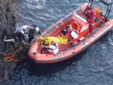Rescatada una mujer que cay al mar en Cabo de Palos