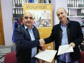 Fundacin Iniciativas El Gigante y Cantera ftbol Lorca Deportiva firman un convenio de colaboracin