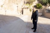 Alhama de Murcia elimina un escal�n en el Museo de los Ba�os para facilitar el acceso y la seguridad
