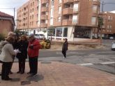 El Ayuntamiento de Lorca inicia las obras para hacer una glorieta en la intersección del Camino Marín con Martín Morata y Calle de la Seda