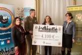 El Cross de Artillería dona 4.100 euros a la Asociación Española Contra el Cáncer