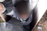 Bomberos y Polica Locales de Cartagena rescatan a un niño de siete años atrapado en un tubo en El Albujn