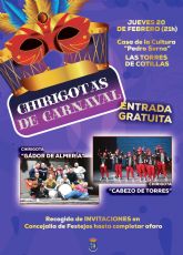 Una noche de chirigotas abrirá el Carnaval de Las Torres de Cotillas