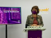 Podemos exige la reanudación de las visitas de familiares a las residencias de mayores en la Región de Murcia