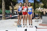 Cinco medallas para los atletas del Club Atletismo Alhama en el Regional Sub16