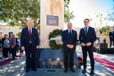 Mazarrn honra la memoria de sus mineros fallecidos en accidentes laborales con la inauguracin de un monumento en la Plaza del Salitre