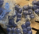 La Polica Nacional intercepta un envo de droga dirigido a una oficina 