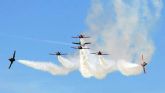 El Ejercito del Aire ha desvelado este lunes los ejercicios que llevar a cabo la Patrulla guila en Sevilla