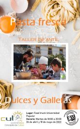 La Universidad Popular y el restaurante FBI organizan los cursos 'Arte en la cocina, pasta creativa y cocina de aprovechamiento' y 'Arte en la cocina infantil: pasta fresca, dulces y galletas'