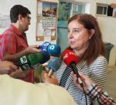 Maria Jose Soler visita el Banco de Alimentos de la Region