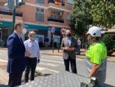 El Ayuntamiento mejora la seguridad vial de la carretera de Alcantarilla con la instalacin de nuevas luminarias de bajo consumo