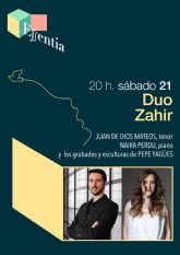 Dúo Zahir ofrece el tercer concierto del Festival Internacional de las Artes y los Sentidos ESSENTIA el sábado 21 de mayo en el Teatro Villa de Molina