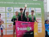 Broche de oro para el equipo masculino de Murcia Unidata consiguiendo el ascenso a Primera División Nacional de Triatlón