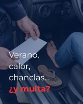 ?Multa por conducir con chanclas o descalzo? El riesgo oculto del verano en carretera