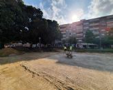 Arrancan las obras del jardn Pintor Pedro Flores