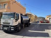Obras de asfaltado en calles del municipio de Bullas