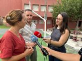 El Ayuntamiento de Murcia renueva la pista polideportiva del CEIP San Pablo para garantizar la seguridad y el uso escolar y deportivo