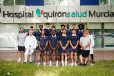 El Hospital Quirnsalud Murcia revisa la salud de la plantilla del UCAM Murcia CB antes del inicio liguero