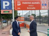 El aparcamiento José Barnés se convierte en el primer disuasorio subterráneo del municipio de Murcia