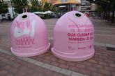 Campana solidaria recicla vidrio por ellas