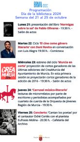 'Carrusel msico-literario' para conmemorar el Da de las Bibliotecas en la BRMU