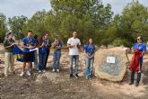 El grupo scout �taca celebra su 25&deg; aniversario con una placa conmemorativa en el parque de la Antena