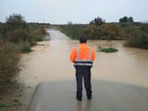 Se cortan al trfico los caminos rurales de Juan Teresa y paso del Molino por el efecto de las lluvias registradas desde el comienzo del temporal