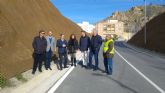 Finalizan las obras de proteccin contra desprendimientos en la carretera regional que une Abarn y Blanca