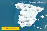 La reserva hidrulica española se encuentra al 43,6 por ciento de su capacidad